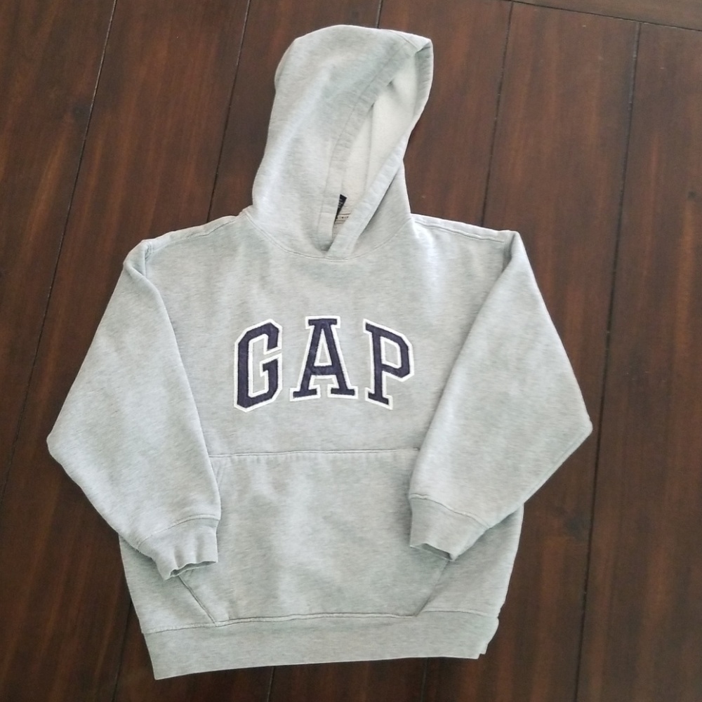 GAP boys hoodie -gray -Size M (7/8)